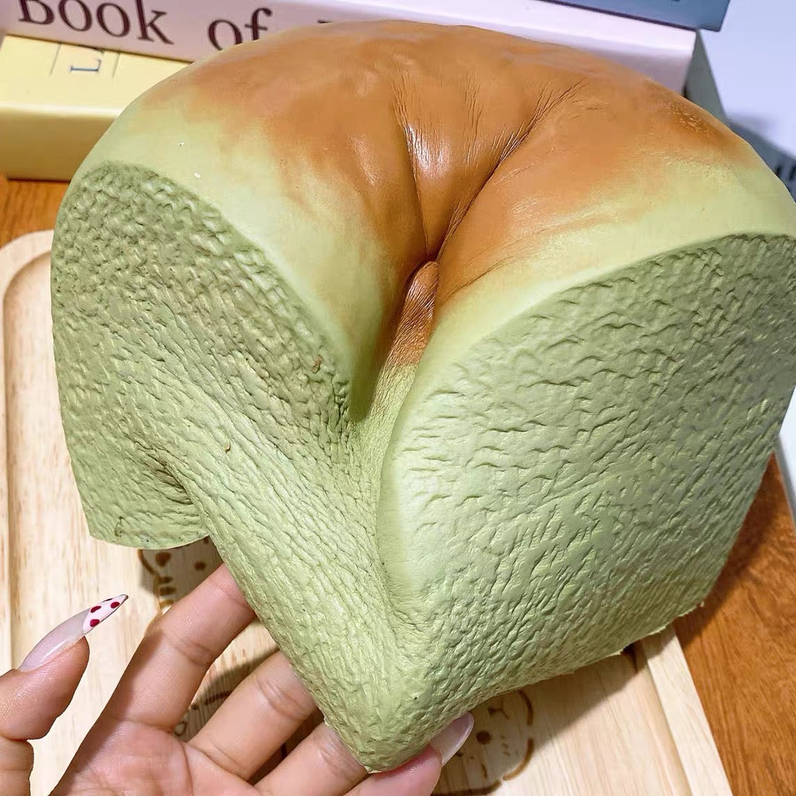 🍞💛 Hachimi Jumbo Bread Loaf ขนมปังปอนด์ไซซ์ใหญ่พิเศษ สกุชชี่ของแท้ เนื้อนุ่ม Slow Rising มีกลิ่นหอม