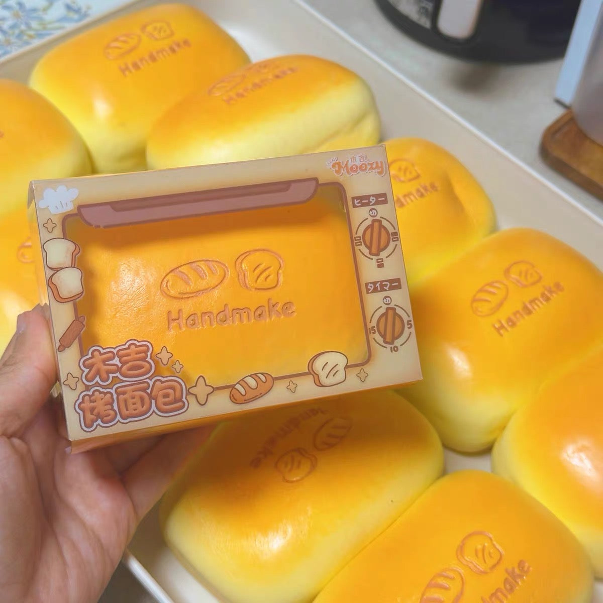 🧈🍞 Moozy Butter Bread Squishy ขนมปังเนย ของแท้ 100% เนื้อนุ่ม Slow Rising กลิ่นขนมปัง ของเล่นบีบคลายเครียด ของสะสมพรีเมียม