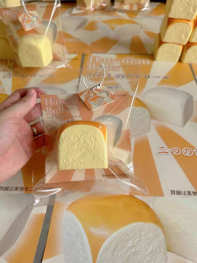 🍞✨ Hachimi Sandwich Bread Set ขนมปังแซนด์วิชคู่ 2 ชิ้น Squishy ของแท้ เนื้อนุ่ม Slow Rising ของสะสมพรีเมียม
