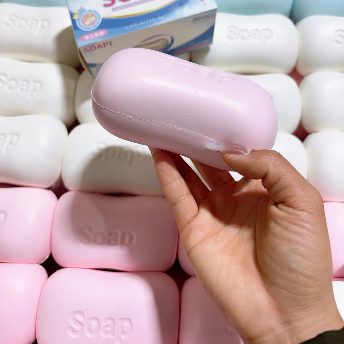 🧼✨ Hachimi Pastel Soap Squishy สกุชชี่สบู่ก้อนพาสเทล ของแท้ เนื้อนุ่ม Slow Rising เลือกได้ 3 สี