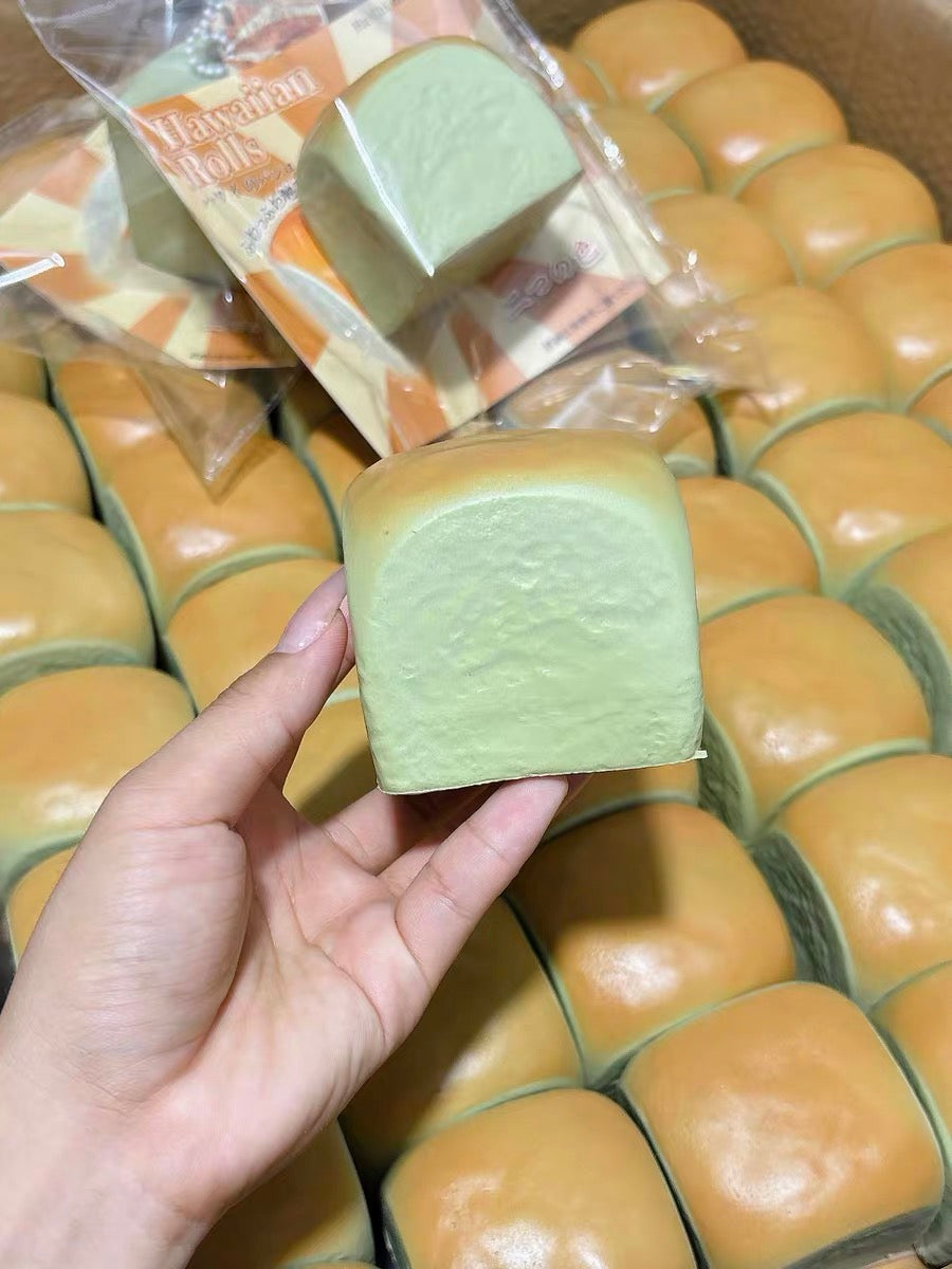 🍞✨ Hachimi Sandwich Bread Set ขนมปังแซนด์วิชคู่ 2 ชิ้น Squishy ของแท้ เนื้อนุ่ม Slow Rising ของสะสมพรีเมียม