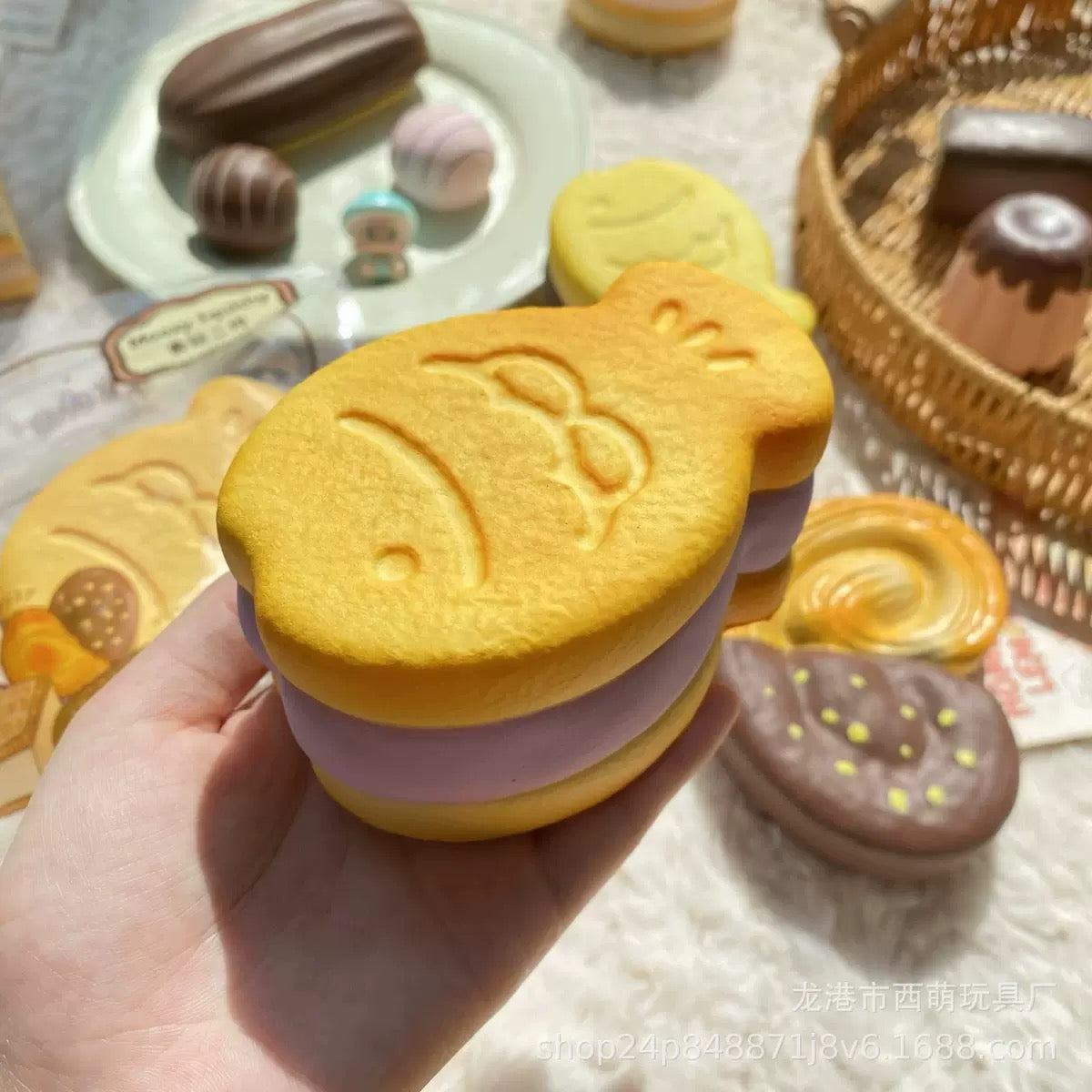 🐟🎌 Moozy Taiyaki ขนมปลาไทยากิ Squishy ของแท้ เนื้อนุ่ม Slow Rising ของสะสมพรีเมียม