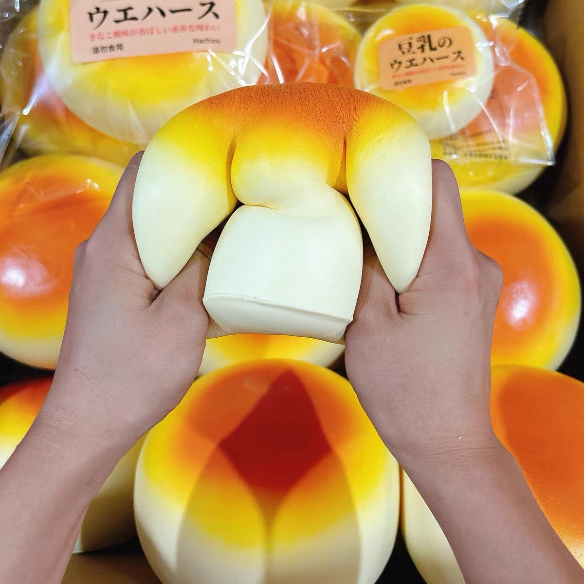 🍞☁️ Hachimi Giant Soy Milk Bread ขนมปังนมถั่วเหลืองไซซ์ยักษ์ Squishy ของแท้ เนื้อนุ่ม Slow Rising