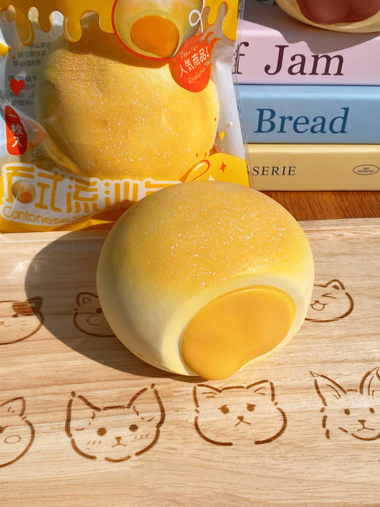 🥚🫘 Hachimi ซาลาเปาลาวา Squishy ของแท้ เลือกไส้ไข่แดงลาวา/ถั่วแดง เนื้อนุ่ม Slow Rising ขายแยกชิ้น