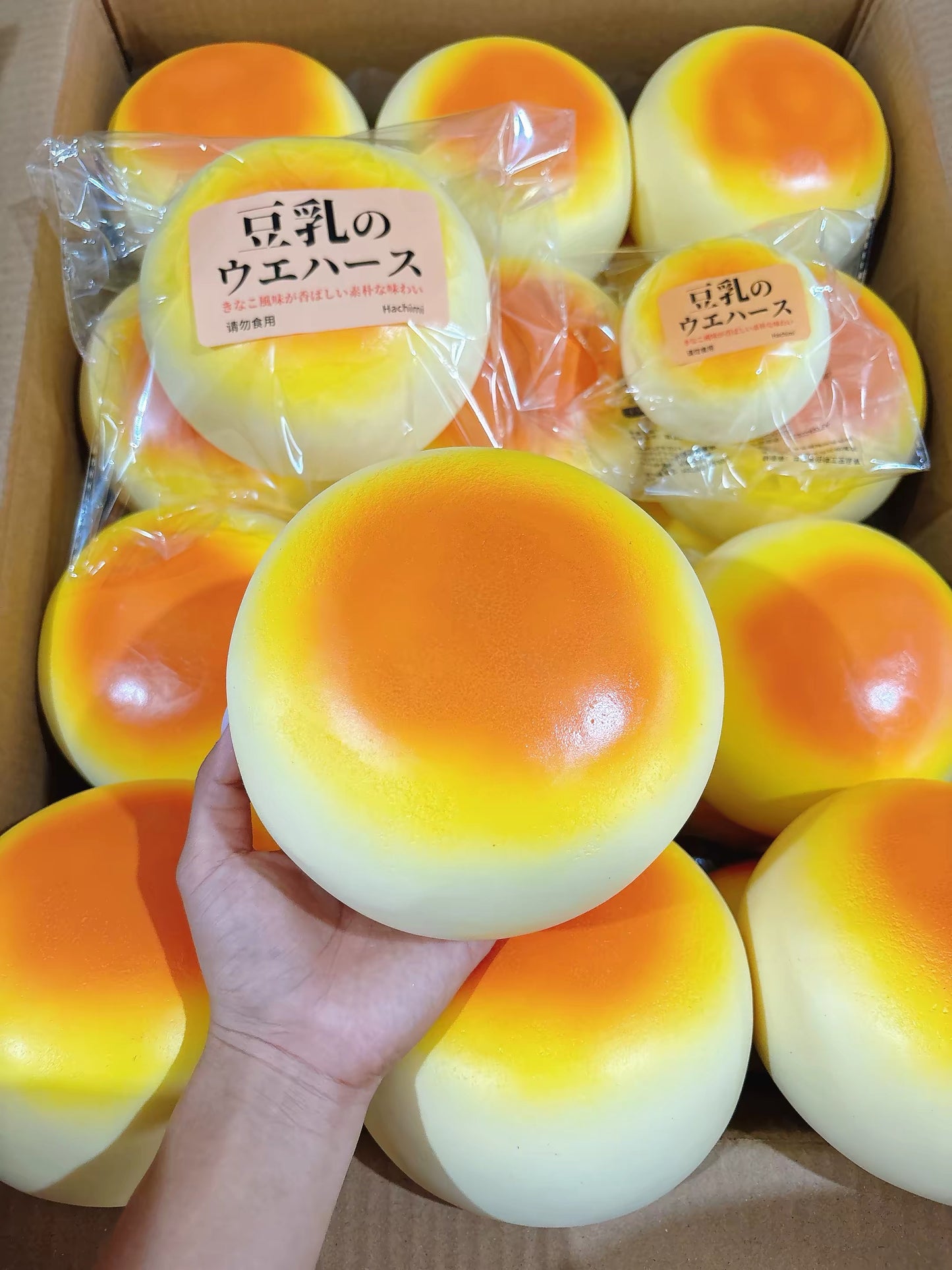 🍞☁️ Hachimi Giant Soy Milk Bread ขนมปังนมถั่วเหลืองไซซ์ยักษ์ Squishy ของแท้ เนื้อนุ่ม Slow Rising