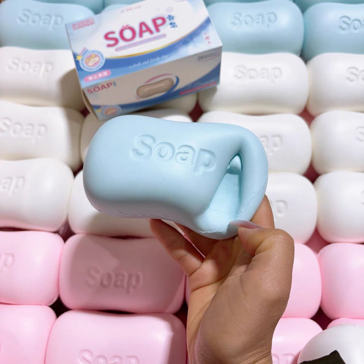 🧼✨ Hachimi Pastel Soap Squishy สกุชชี่สบู่ก้อนพาสเทล ของแท้ เนื้อนุ่ม Slow Rising เลือกได้ 3 สี