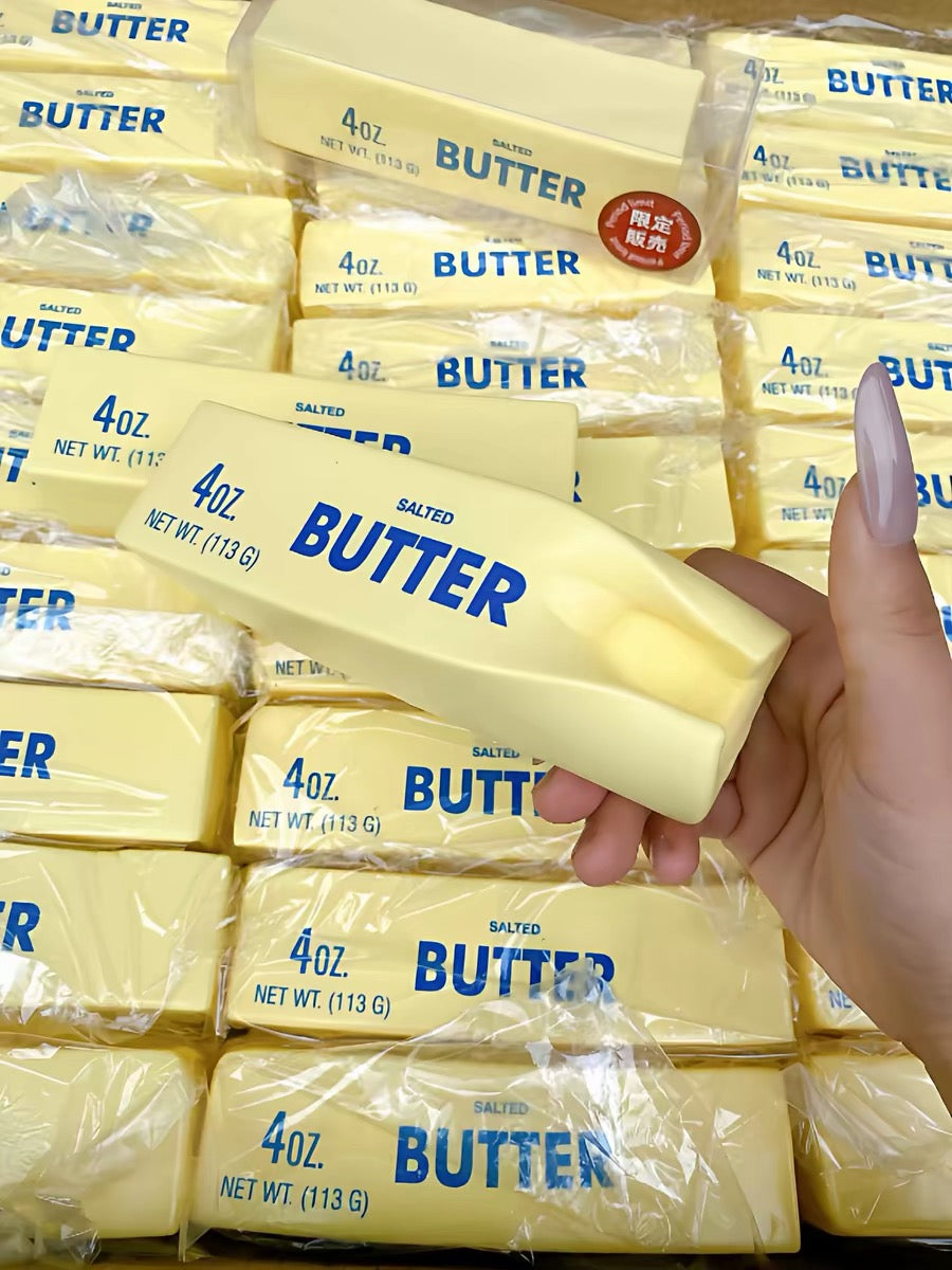 🧈💛 สกุชชี่แท่งเนยเล็ก Butter Stick Squishy    สินค้าแท้จาก Hachimi 🧈💛