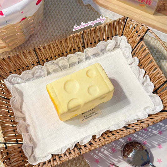 🧀☁️ Hachimi Cheese Block ชีสก้อน Squishy ของแท้ เนื้อนุ่ม Slow Rising ไซซ์พกพา