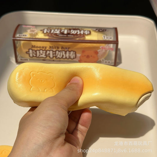 🥛🤍 Moozy Milk Bar นมแท่ง Squishy ของแท้ เนื้อนุ่ม Slow Rising ของสะสมพรีเมียม