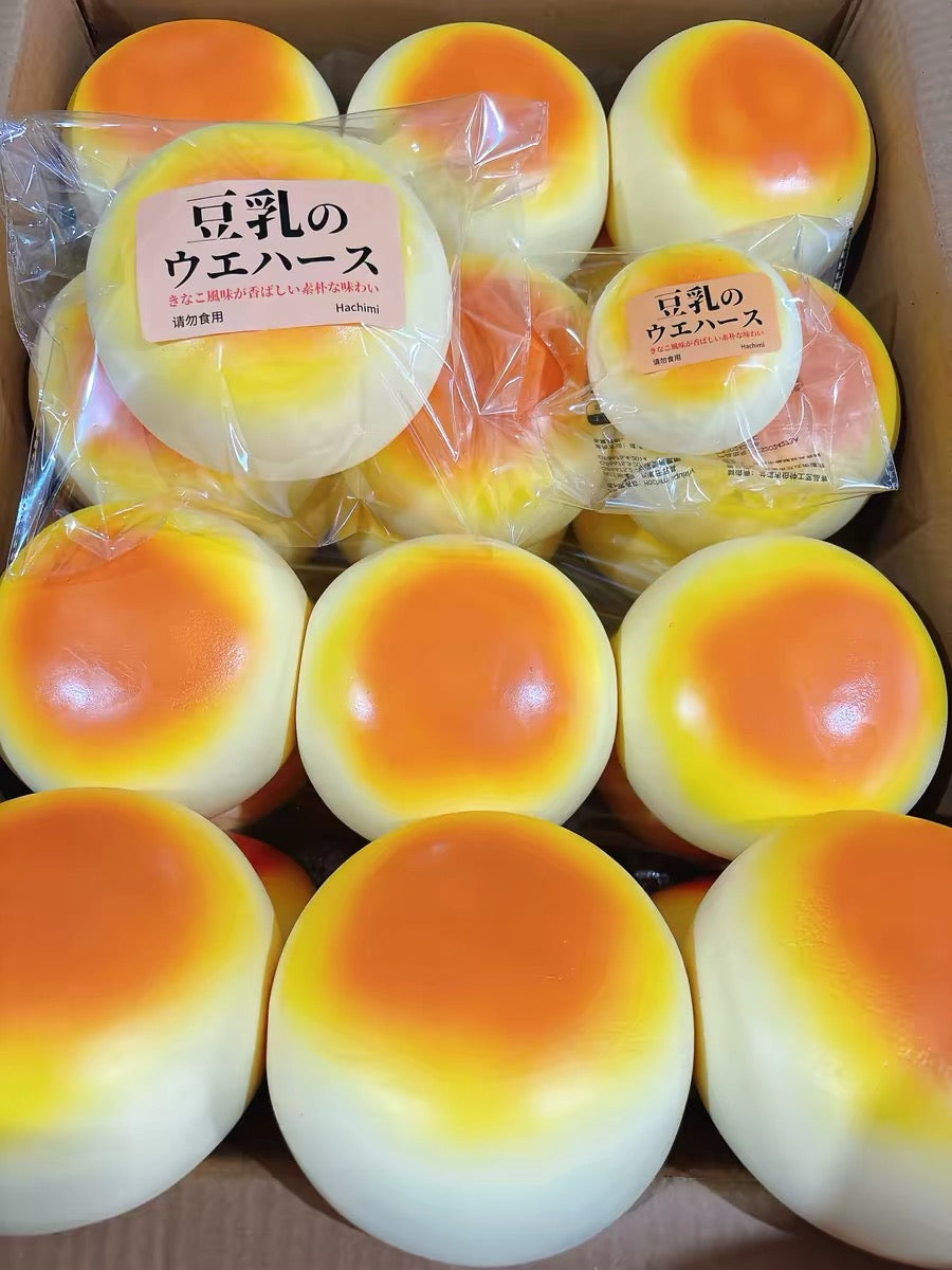 🍞☁️ Hachimi Giant Soy Milk Bread ขนมปังนมถั่วเหลืองไซซ์ยักษ์ Squishy ของแท้ เนื้อนุ่ม Slow Rising