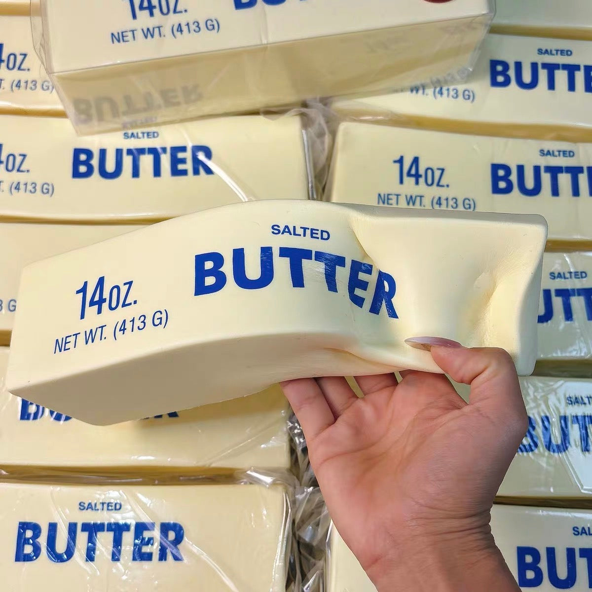 🧈💛 Giant Butter Stick Squishy - Authentic Hachimi Product 🧈💛