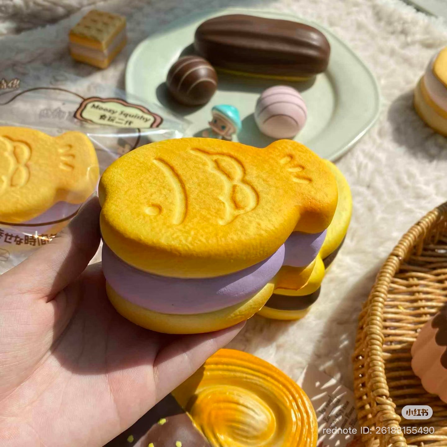 🐟🎌 Moozy Taiyaki ขนมปลาไทยากิ Squishy ของแท้ เนื้อนุ่ม Slow Rising ของสะสมพรีเมียม