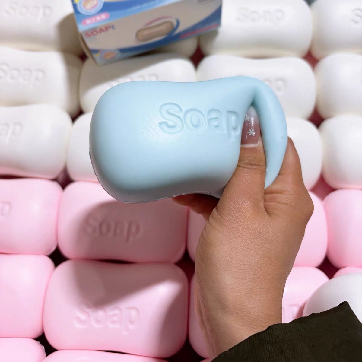 🧼✨ Hachimi Pastel Soap Squishy สกุชชี่สบู่ก้อนพาสเทล ของแท้ เนื้อนุ่ม Slow Rising เลือกได้ 3 สี