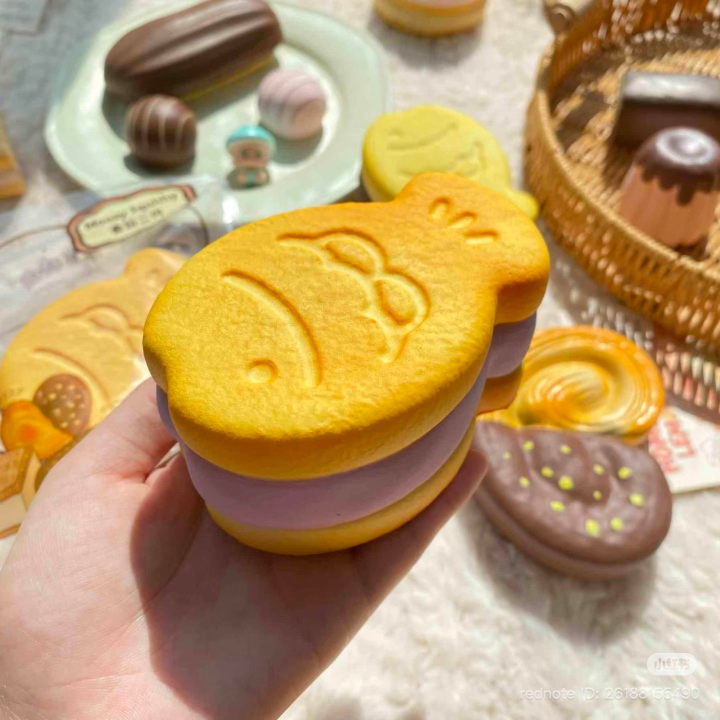 🐟🎌 Moozy Taiyaki ขนมปลาไทยากิ Squishy ของแท้ เนื้อนุ่ม Slow Rising ของสะสมพรีเมียม