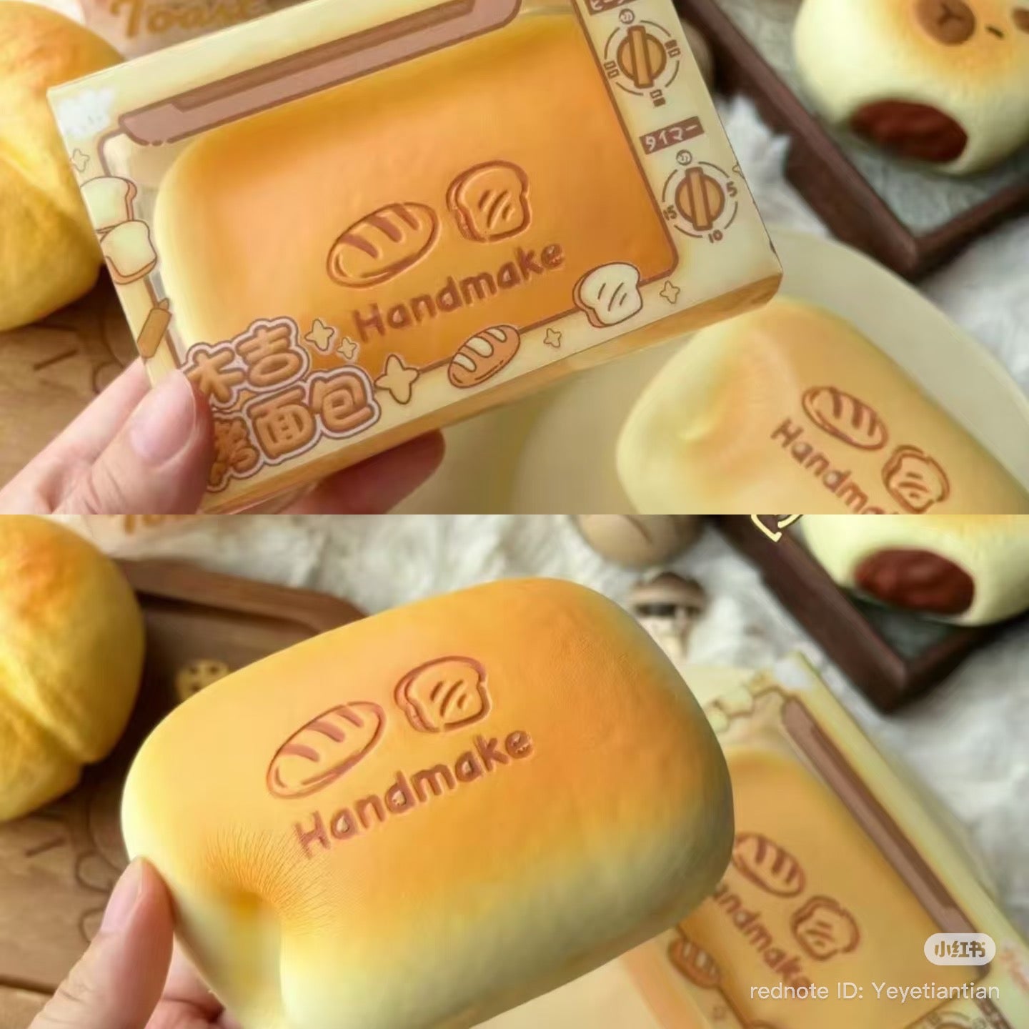 🧈🍞 Moozy Butter Bread Squishy ขนมปังเนย ของแท้ 100% เนื้อนุ่ม Slow Rising กลิ่นขนมปัง ของเล่นบีบคลายเครียด ของสะสมพรีเมียม