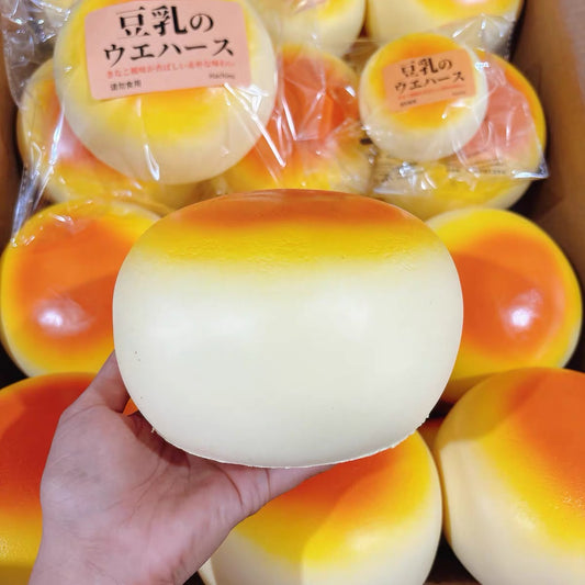 🍞☁️ Hachimi Giant Soy Milk Bread ขนมปังนมถั่วเหลืองไซซ์ยักษ์ Squishy ของแท้ เนื้อนุ่ม Slow Rising