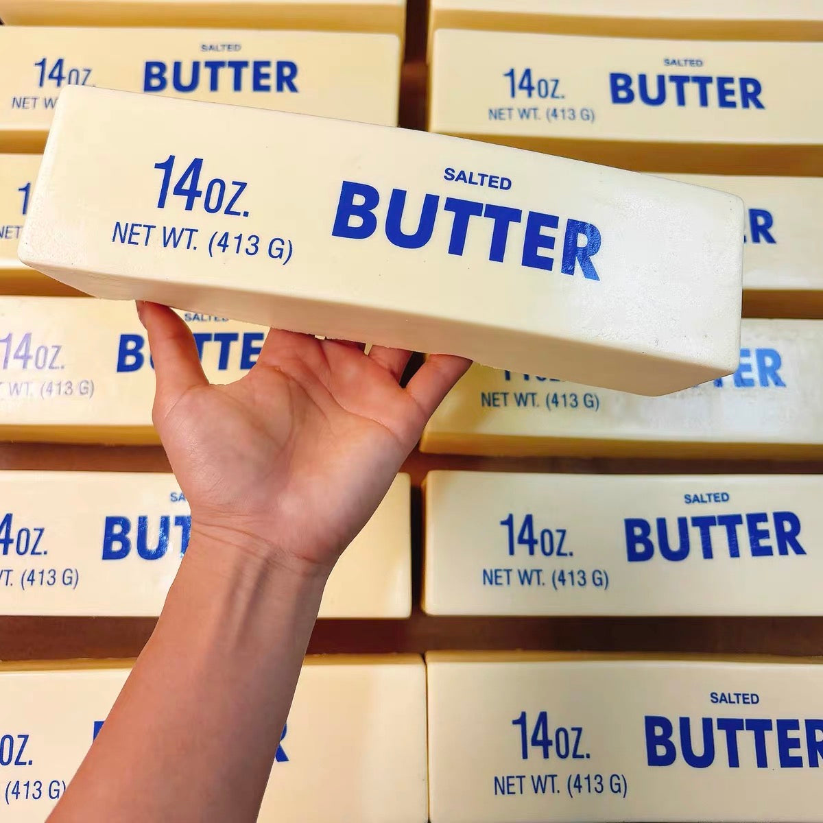 🧈💛 Giant Butter Stick Squishy - Authentic Hachimi Product 🧈💛