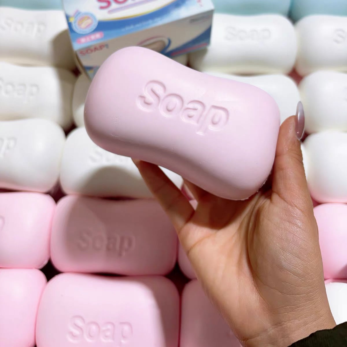 🧼✨ Hachimi Pastel Soap Squishy สกุชชี่สบู่ก้อนพาสเทล ของแท้ เนื้อนุ่ม Slow Rising เลือกได้ 3 สี