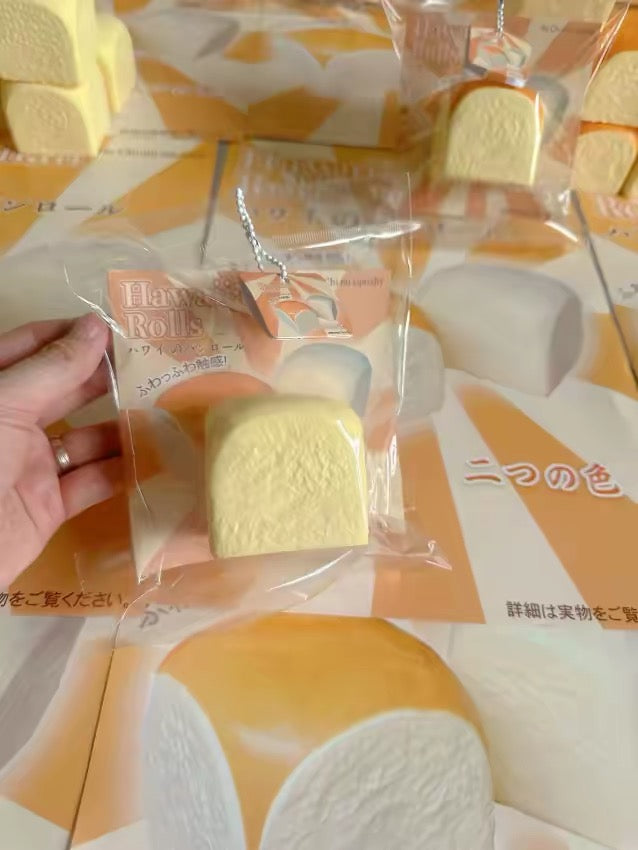 🍞✨ Hachimi Sandwich Bread Set ขนมปังแซนด์วิชคู่ 2 ชิ้น Squishy ของแท้ เนื้อนุ่ม Slow Rising ของสะสมพรีเมียม