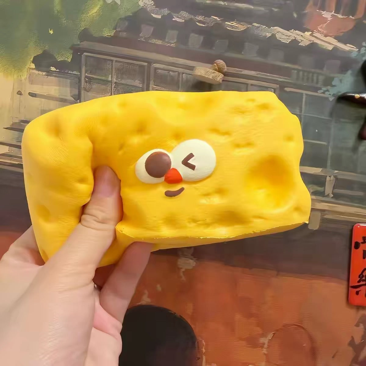 🧀✨ Moozy Cheese Squishy ชีสก้อน ของแท้ เนื้อนุ่ม Slow Rising พร้อมกล่อง ของสะสมพรีเมียม