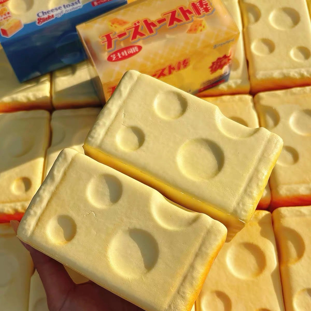 🧀☁️ Hachimi Cheese Block ชีสก้อน Squishy ของแท้ เนื้อนุ่ม Slow Rising ไซซ์พกพา