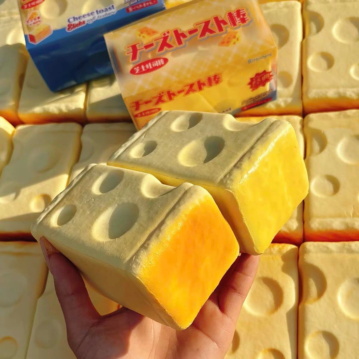🧀☁️ Hachimi Cheese Block ชีสก้อน Squishy ของแท้ เนื้อนุ่ม Slow Rising ไซซ์พกพา