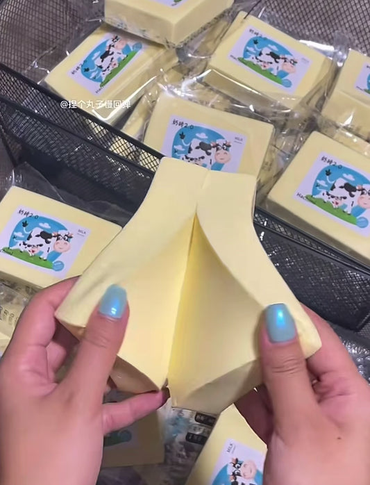 🧈 Hachimi Butter Squishy เนยก้อน สกุชชี่ของแท้ เนื้อนุ่ม Slow Rising ของสะสมพรีเมียม